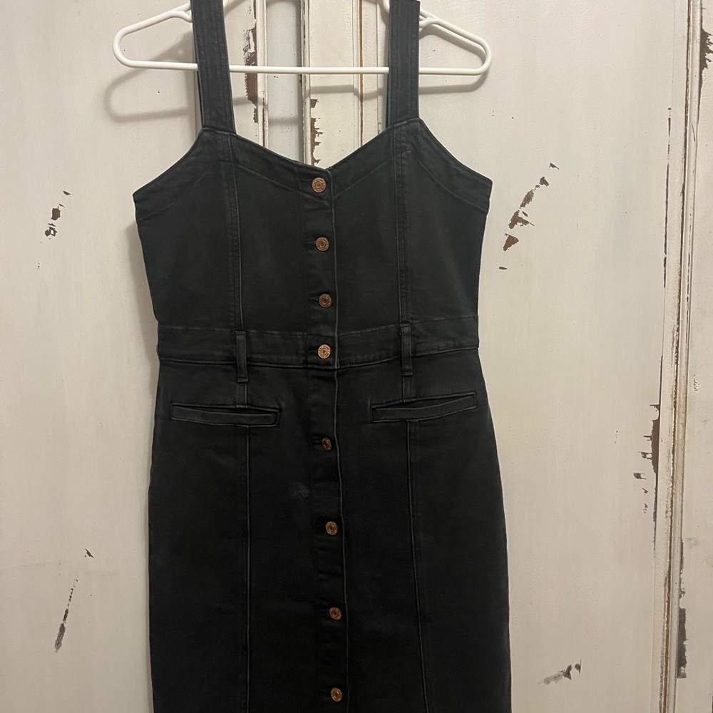 GAP Black Jean Dress